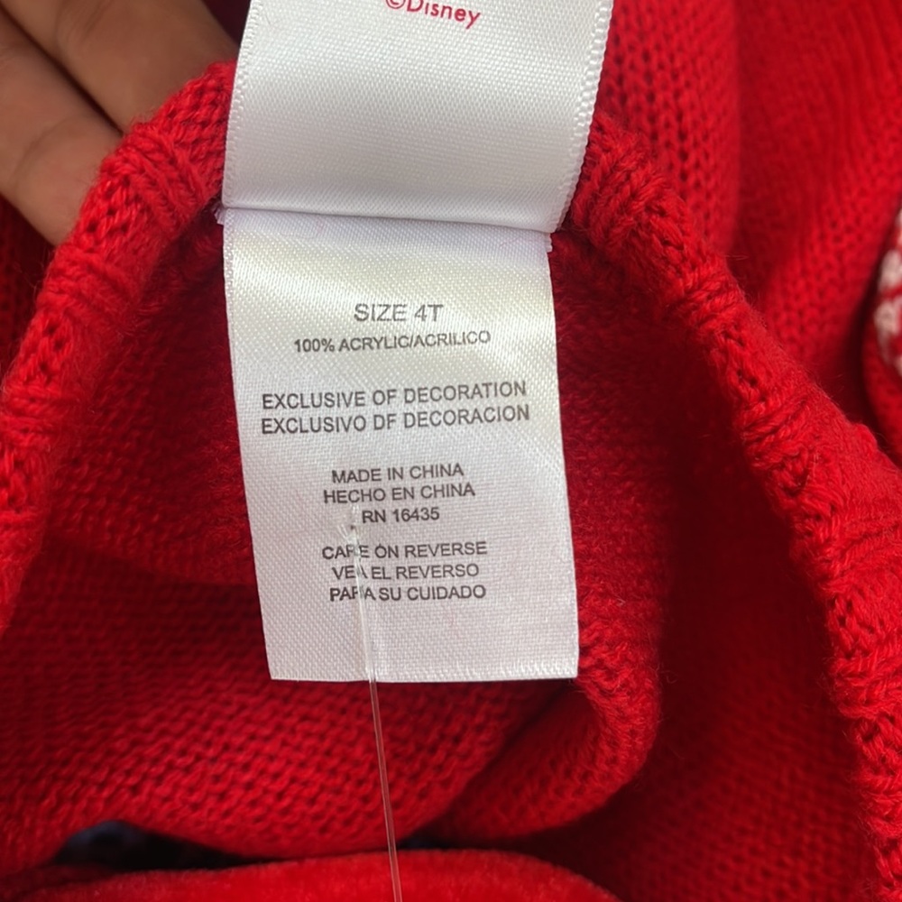 ❤️Disney❤️ Minnie Mouse and Michey Sweater - Picture 5 of 5